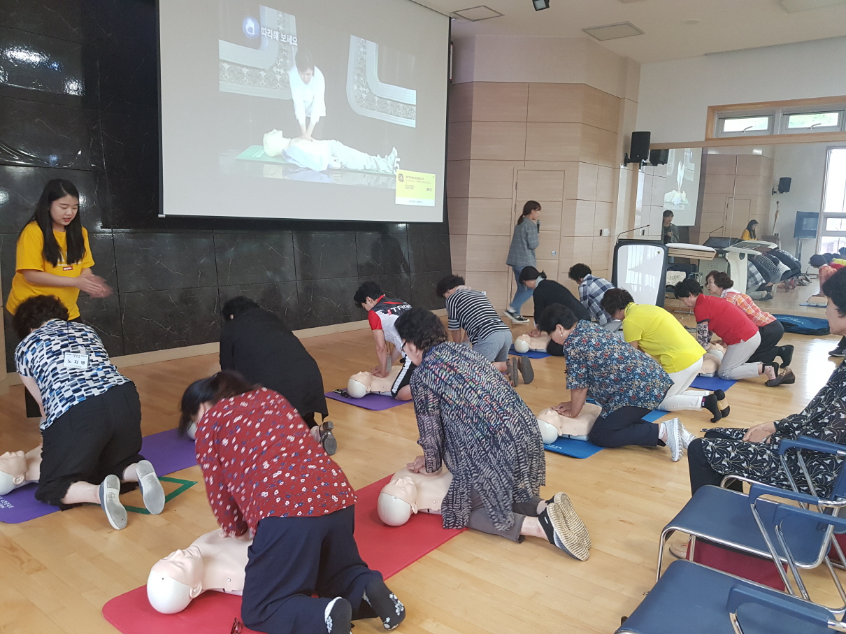 [크기변환](22일) 서천군 보건소, 심폐소생술 및 응급처치 교육 실시