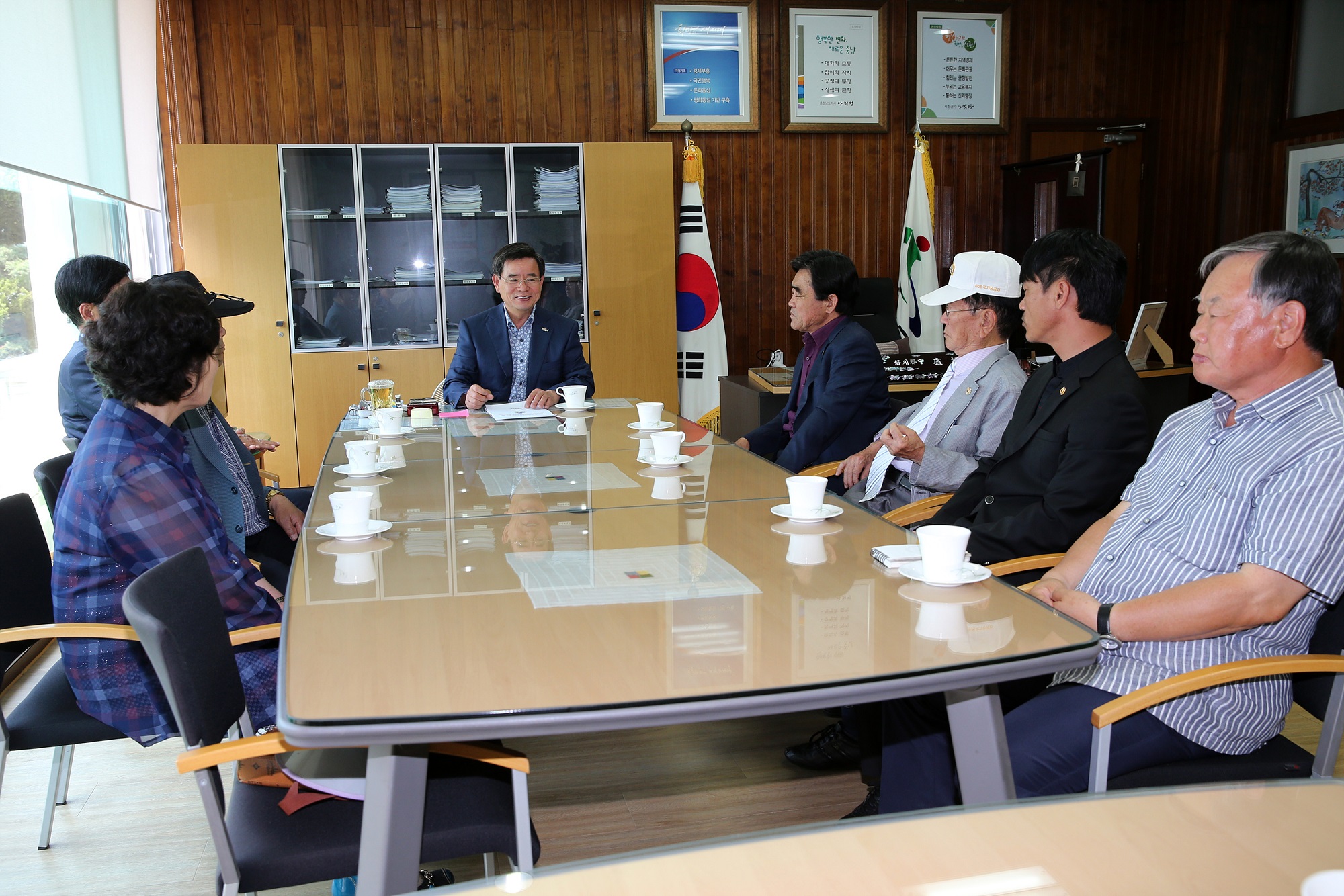 서천군, 호국보훈의 달 맞이하여 보훈단체와 간담회