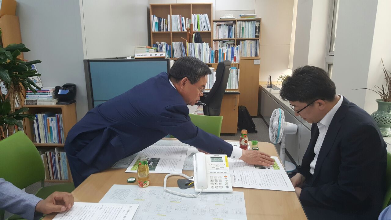 노박래 서천군수, 해양수산캠퍼스 건립예산 확보 위해 고용노동부 방문