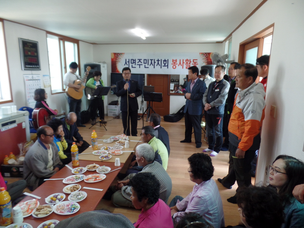 서천군 서면주민자치회, 계속되는 찾아가는 봉사활동