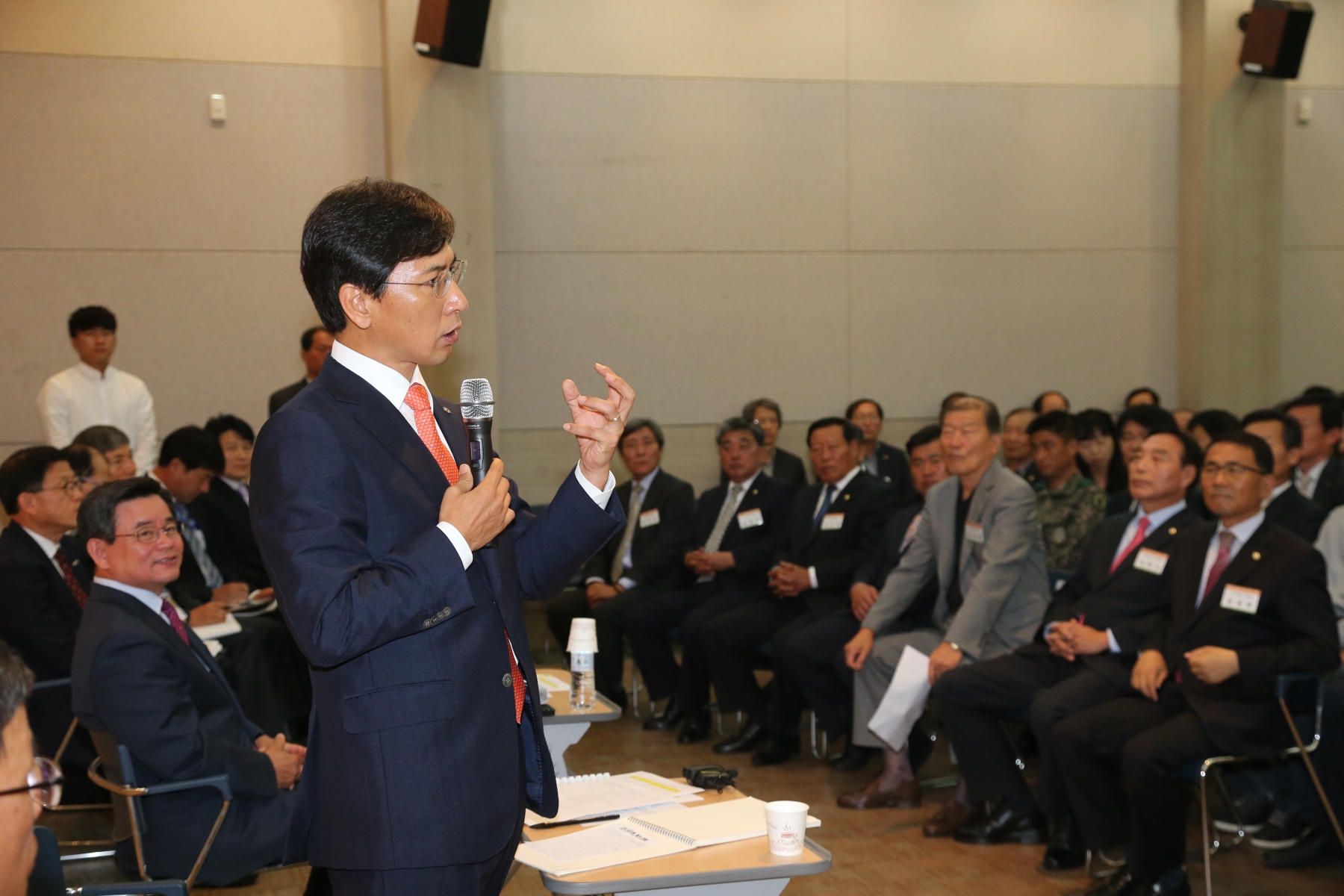 안희정 충남도지사, 서천군 방문