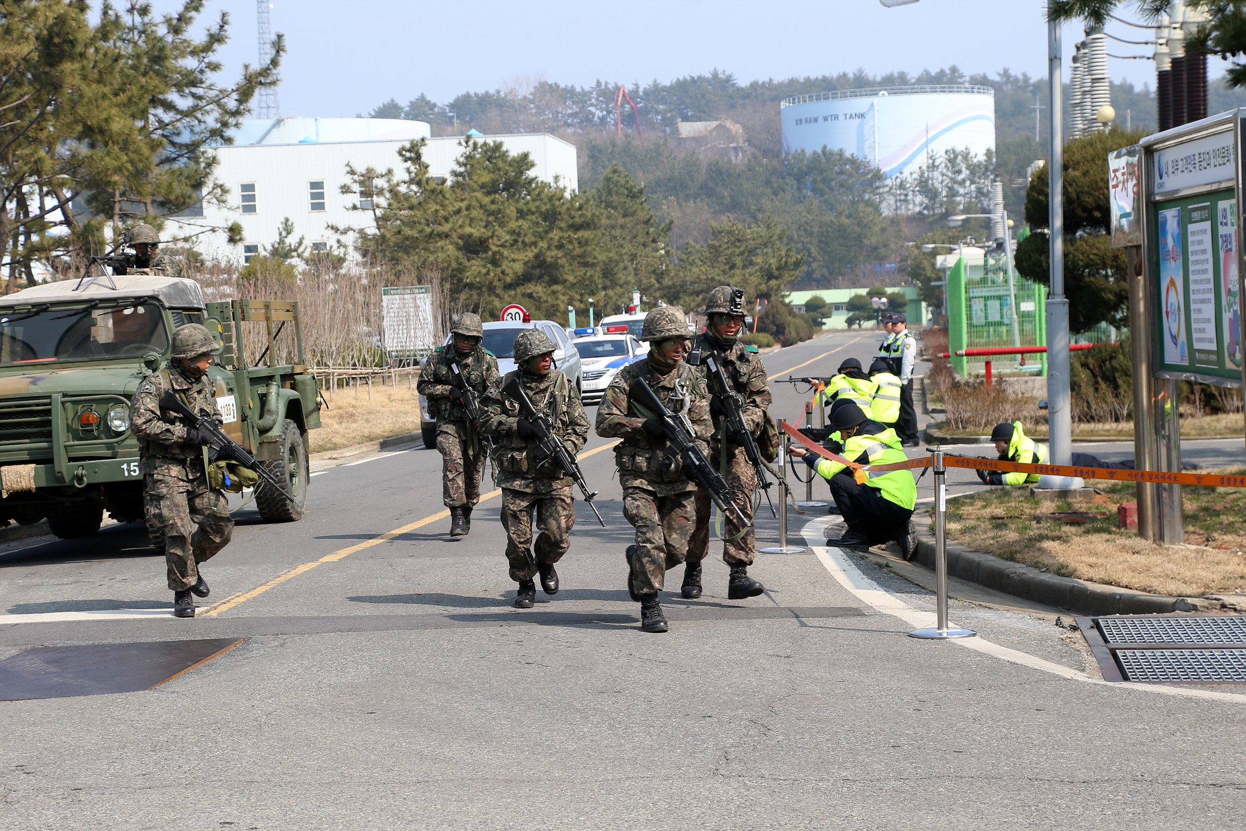 서천군, 서천화력본부 테러대비 훈련 실시