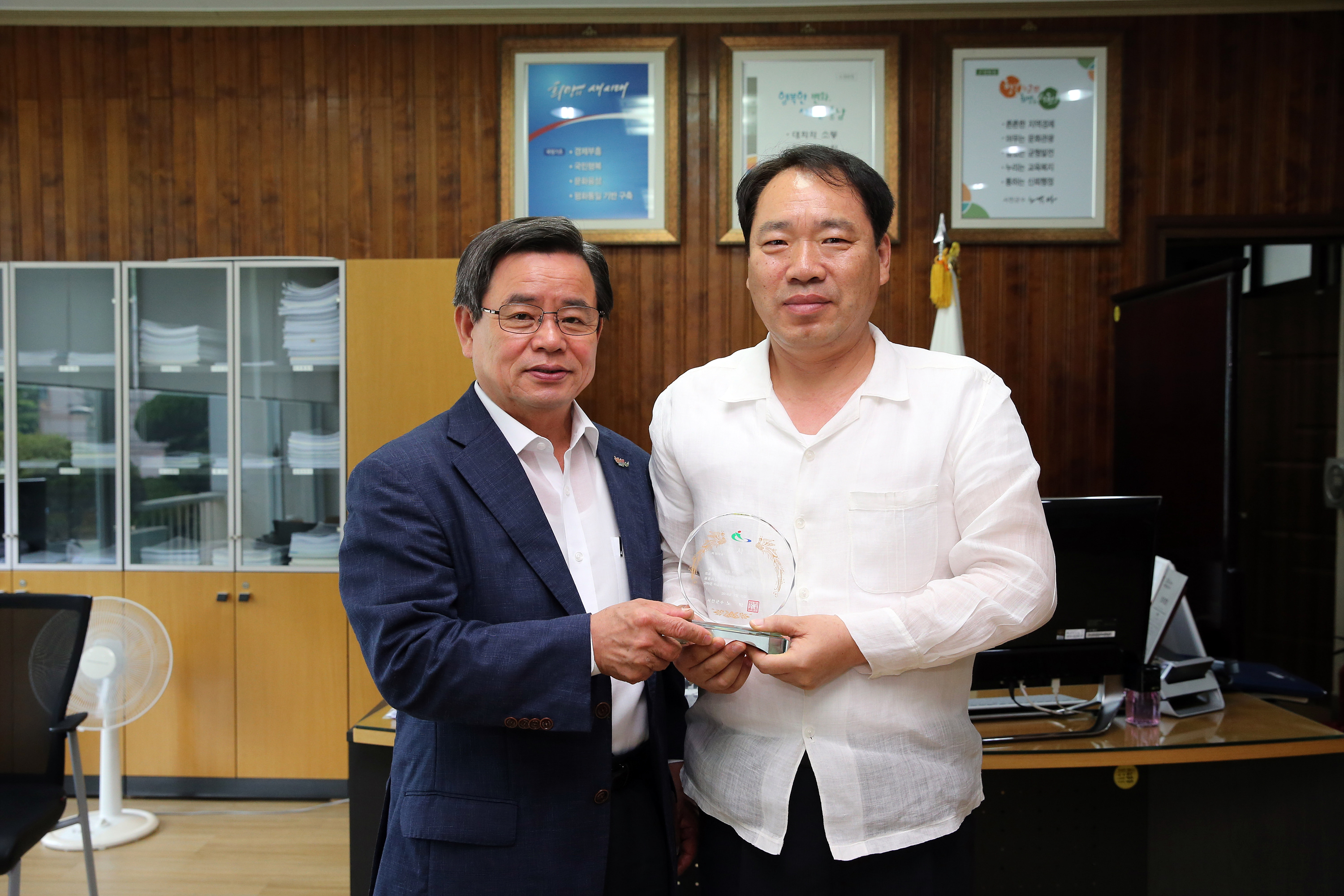서천군, 오거리 회전교차로가 밝아졌어요!