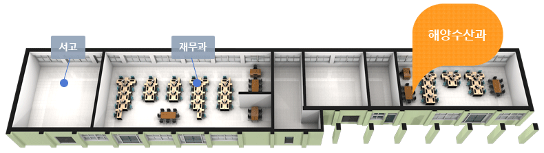 해양수산과 부서 위치안내